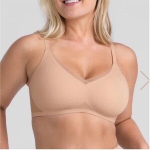 NWT Honeylove Liftwear Crossover Bra Nude Size Large